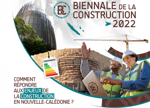 Affiche Biennale de la construction 2022