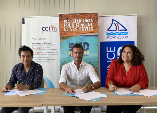 Signature convention CCI-Sud Tourisme-Province Sud