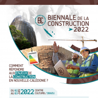 Affiche Biennale de la construction 2022