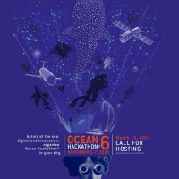 affiche Ocean Hackathon 2021