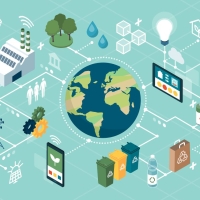 visuel réchauffement climatique et entreprises