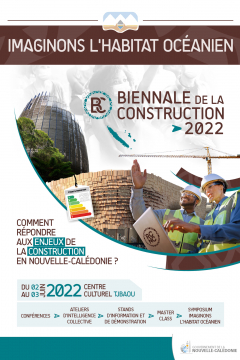 Affiche Biennale de la construction 2022