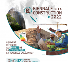 Affiche Biennale de la construction 2022