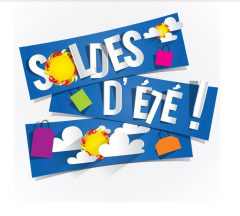 bannière soldes d'été