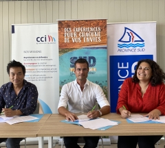 Signature convention CCI-Sud Tourisme-Province Sud