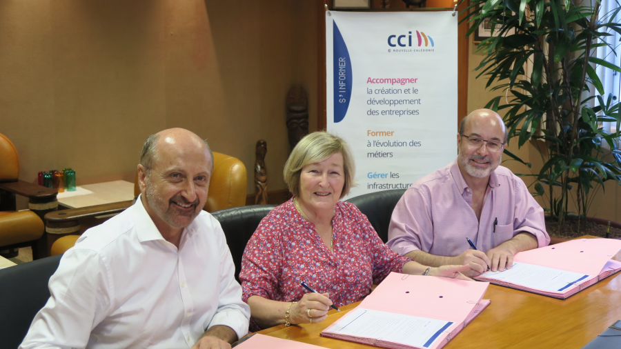 Signature d’un partenariat OPT-NC / CCI-NC