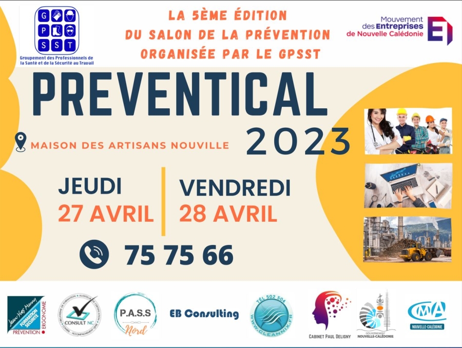 affiche salon Preventical 2023